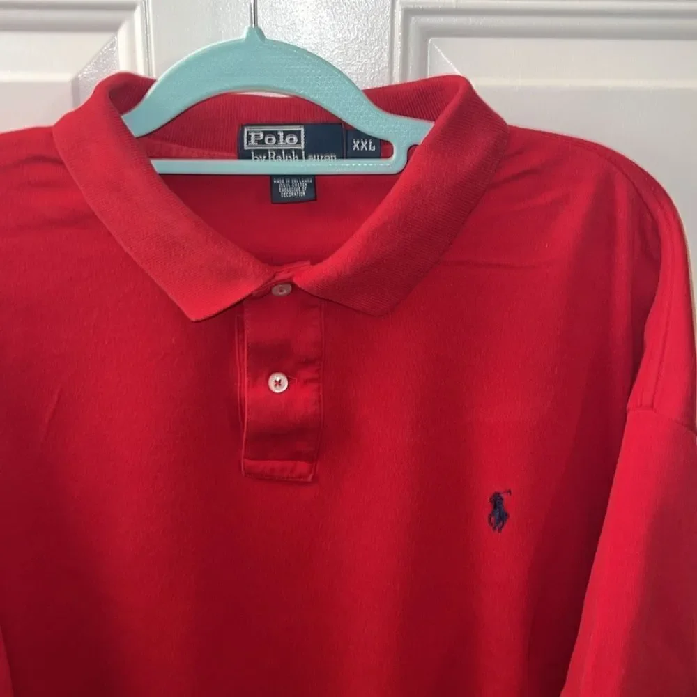 Polo Ralph Lauren shirt red blue